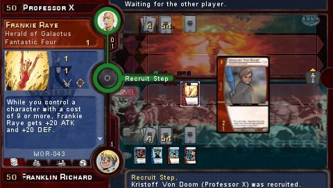 Marvel Trading Card Game screenshot 4 for PSP